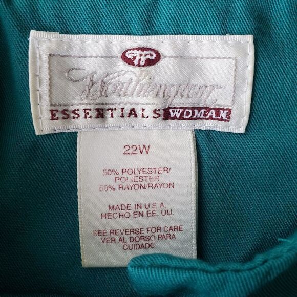 Vintage Worthington Essentials Women Teal Blazer - Picture 2 of 9